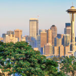 A view of the Seattle skyline.