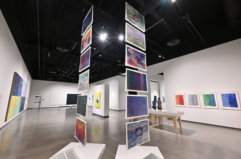 Keiko Hara: Four Decades of Paintings and Prints showcases multiple printing techniques in a mini-survey chronicle around the series “Topophilia”—meaning “love of place.”
