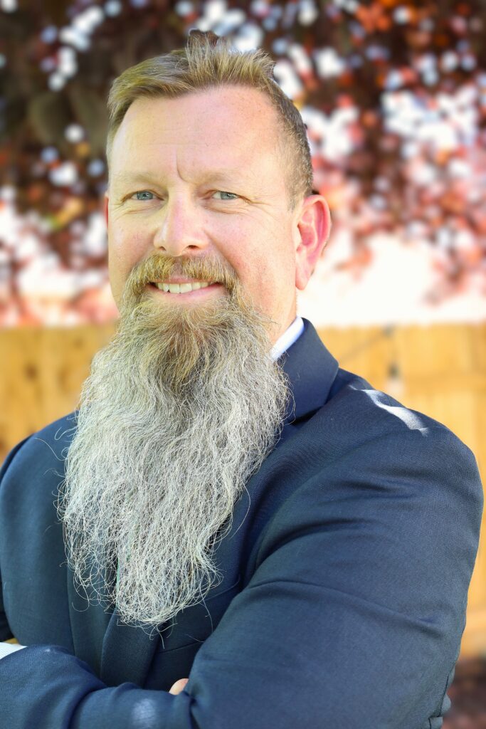 Closeup of Collin Sower.