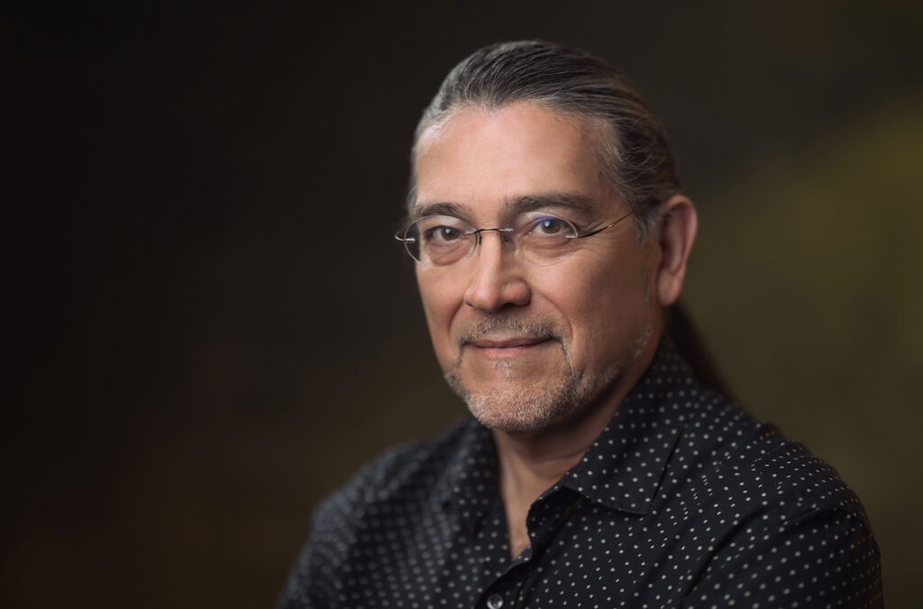 Closeup of Robert L. Santos.