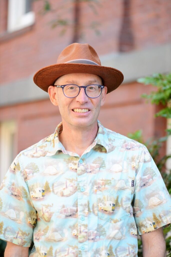 Closeup of Kirk McAuley 