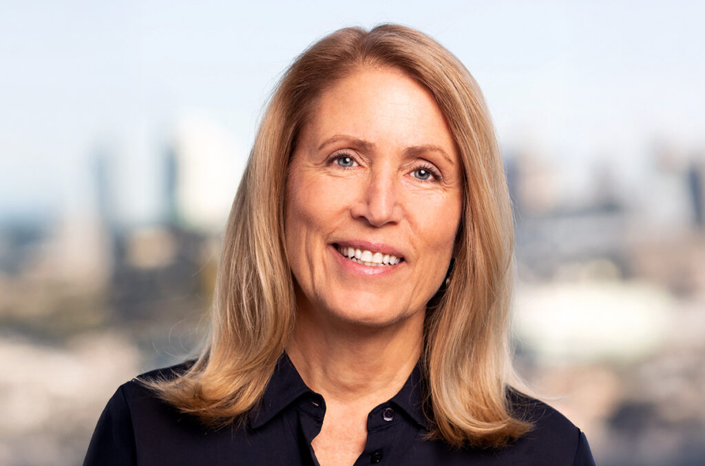 Closeup of Tricia Raikes.