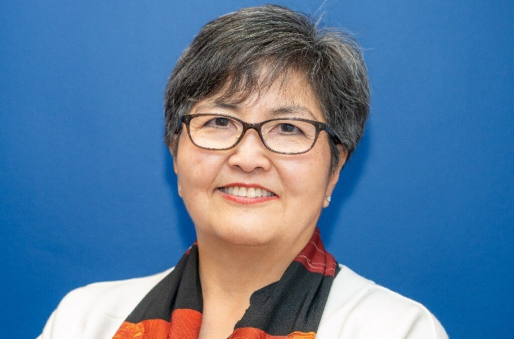 Closeup of Iris Fujiura