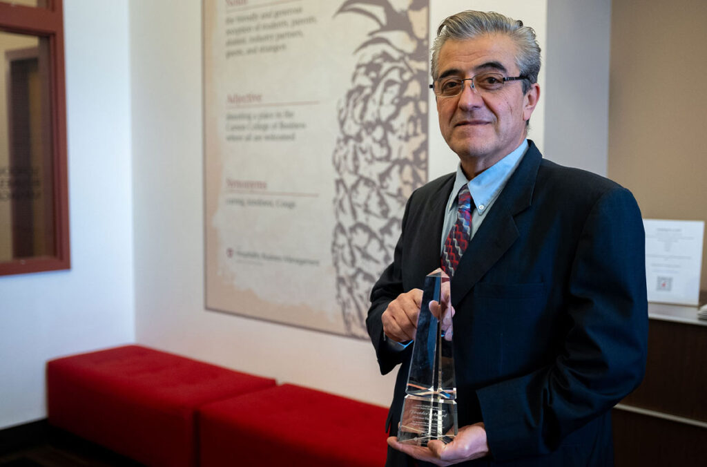 Closeup of WSU Regents Professor Dogan Gursoy