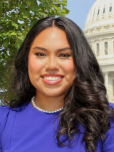 Closeup of Hannia Hernandez-Mendoza.