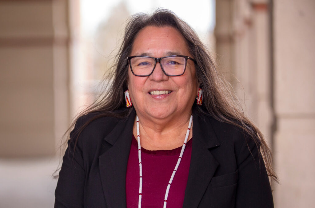 Closeup of Terri Parr Wynecoop.