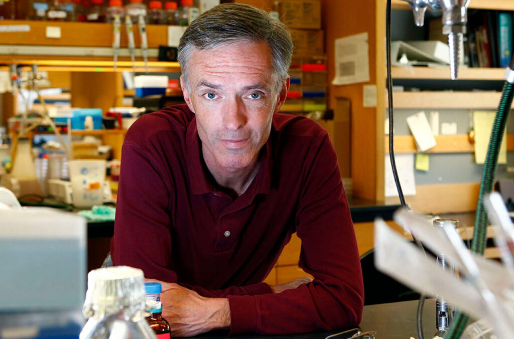 Closeup of James Collins.