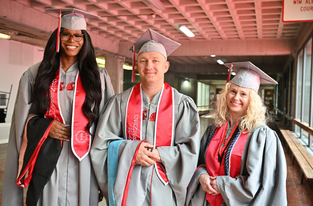 Photo of MHAL grads who attended Commencement.