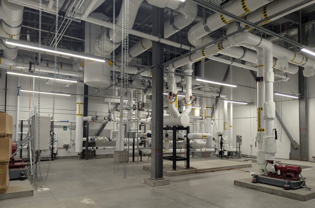 the insider of WSU's Nodal Utility Plant