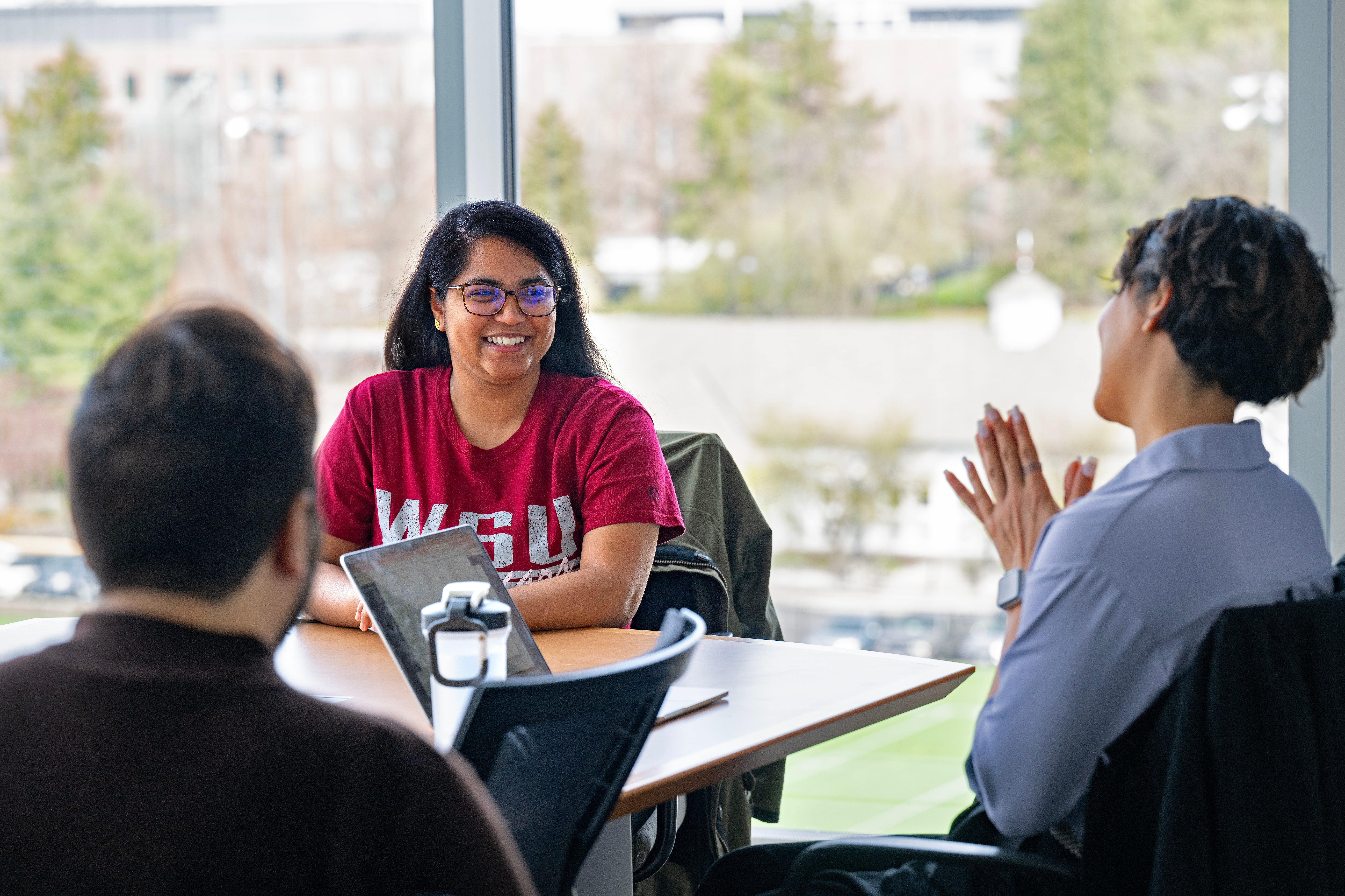 Student being advised