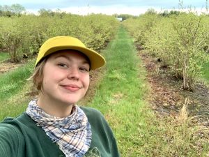 Jenna Walters from a field