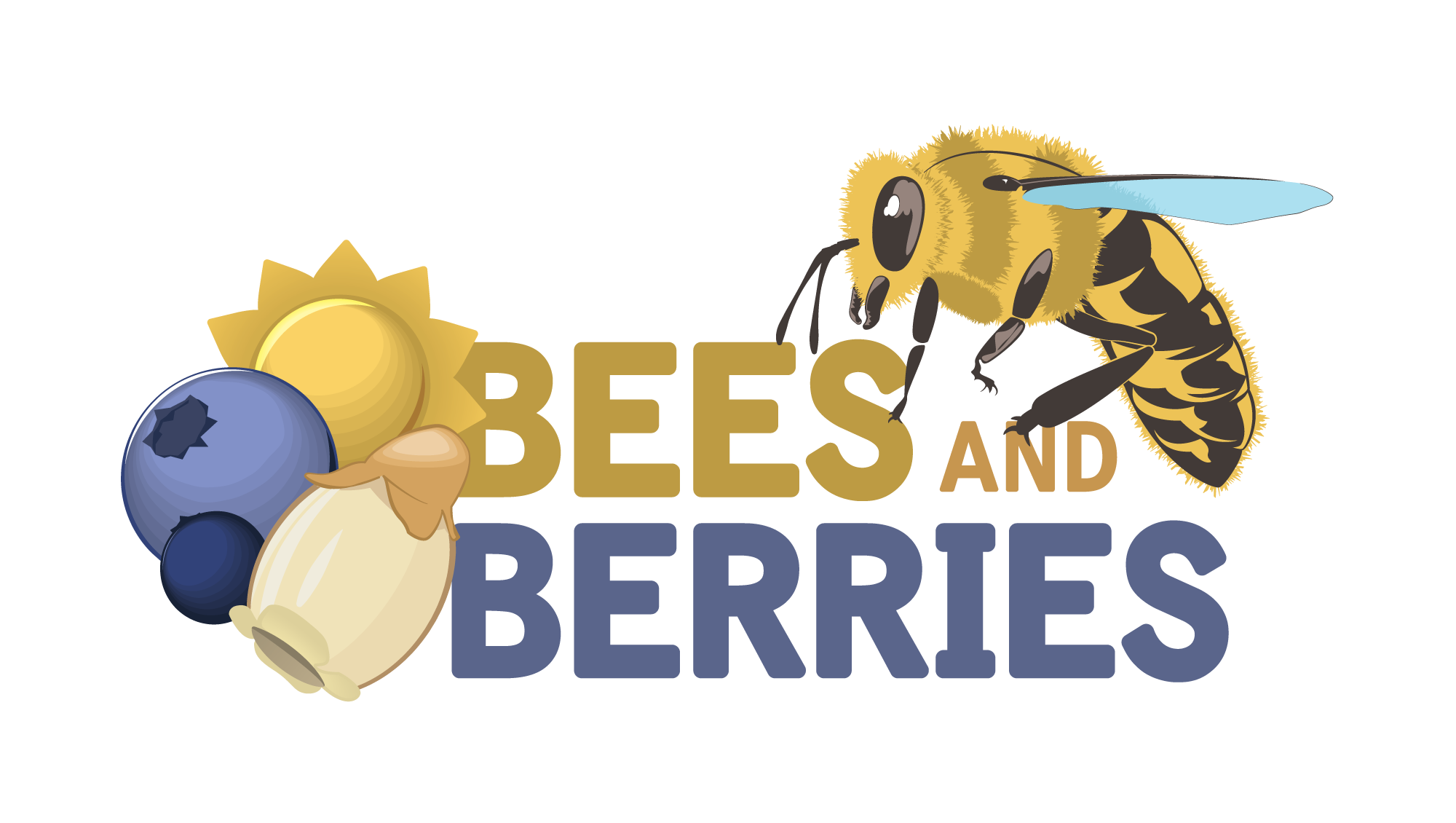 Blueberry Pollination Project Logo.