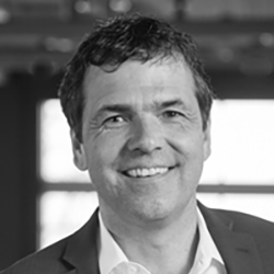 Grayscale headshot of Dale Silha.