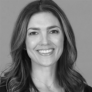 Grayscale headshot of Lisa Young.