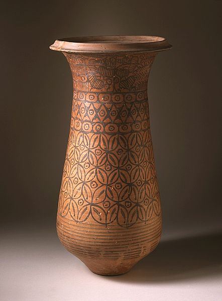 Ceremonial vessel with patterns