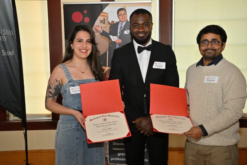 Summer Peltzer & Sumanta Roy presented with GPSA award