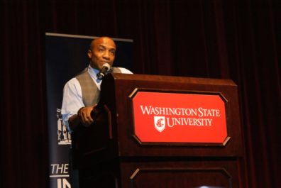 NAACP Spokane chapter president Phillip Tyler