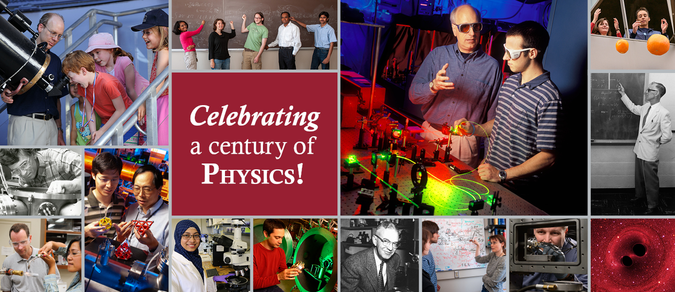 100 year anniversary banner; collage