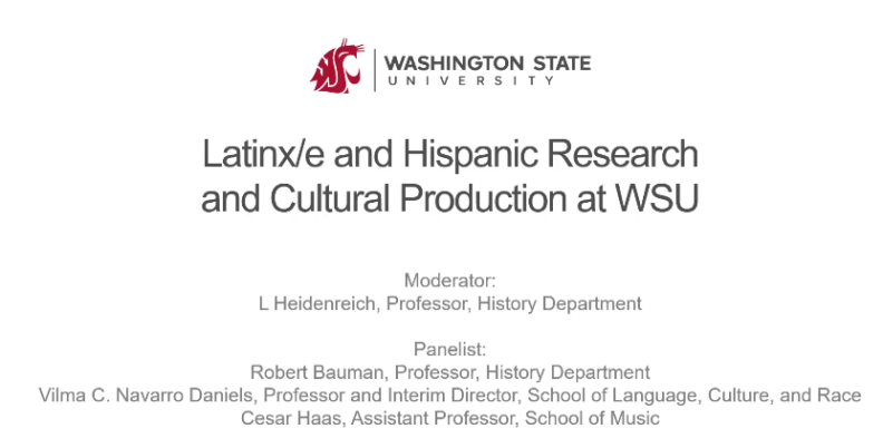 Latinx and Hispanic Research at WSU