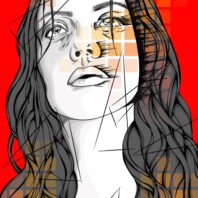 Artwork of a woman by Jasmine Willis