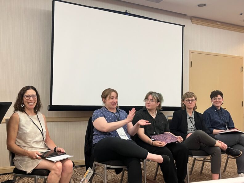 An image of the panel presentation led by Dr. Jennifer Sherman and her graduate students. 