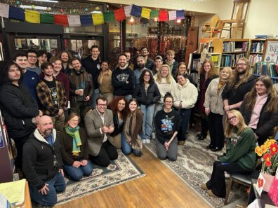 Group photo at open mic.