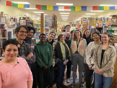 Group photo at open mic.