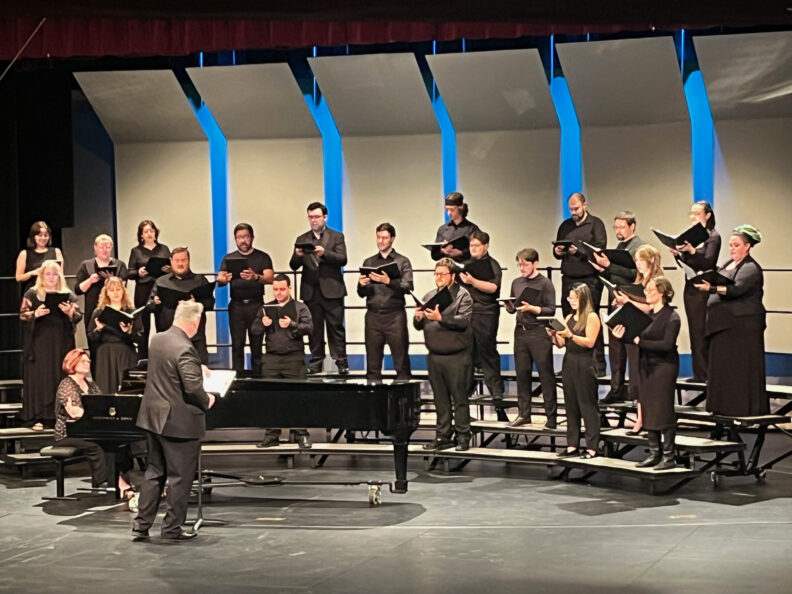 A School of Music choral performance.