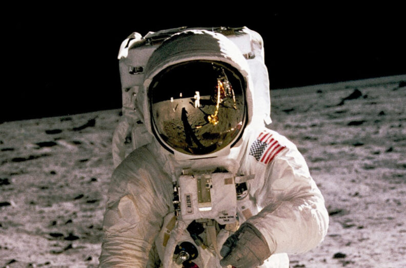 Apollo 11 Astronaut Buzz Aldrin on Moon