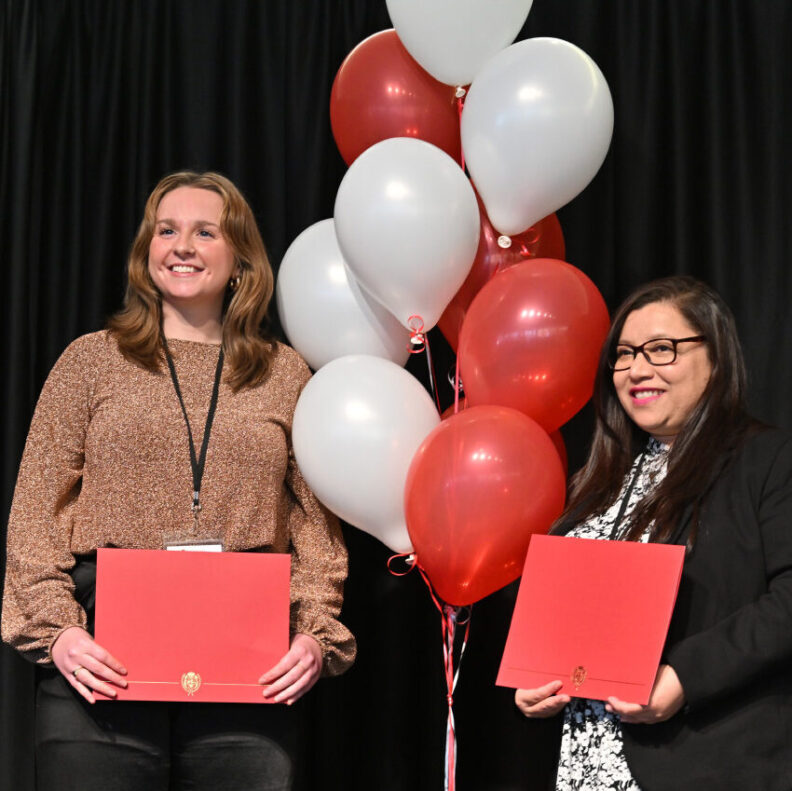 Anna Bushy and Nazua Idris.