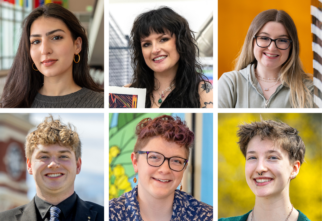 CAS 2025 Top Ten Seniors: Yasamin Alazawi, Madeline Goolie, Hannah McCready, Skylar McDavid, Eva Sheffler and Amabel Zucker.