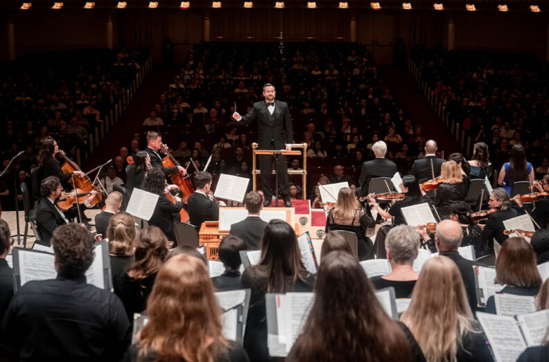The WSU University Singers, Palouse Choral Society, and New England Symphonic Ensemble perform at Carnegie Hall.