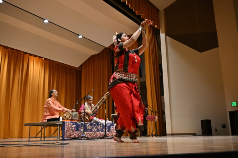 Anantya performing at Kimbrough Hall.