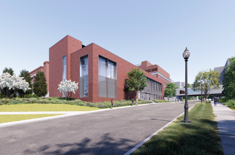 Conceptual rendering of new Integrated Sciences Building at WSU.