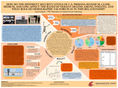 Laura Lindquist's non-thesis poster presentation