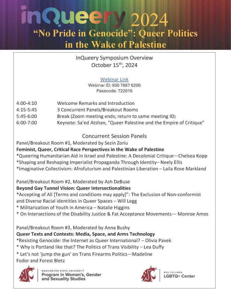 Flyer for InQueery 2024. Image links to full size flyer.