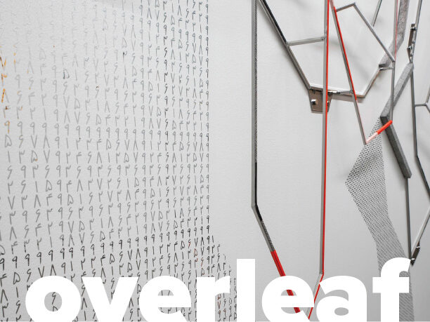 Flyer: "Overleaf. Exhibition & Lecture".