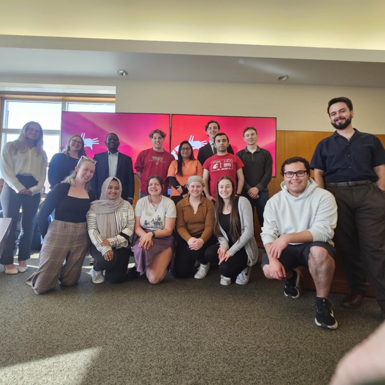 Pi Sigma Alpha group photo.