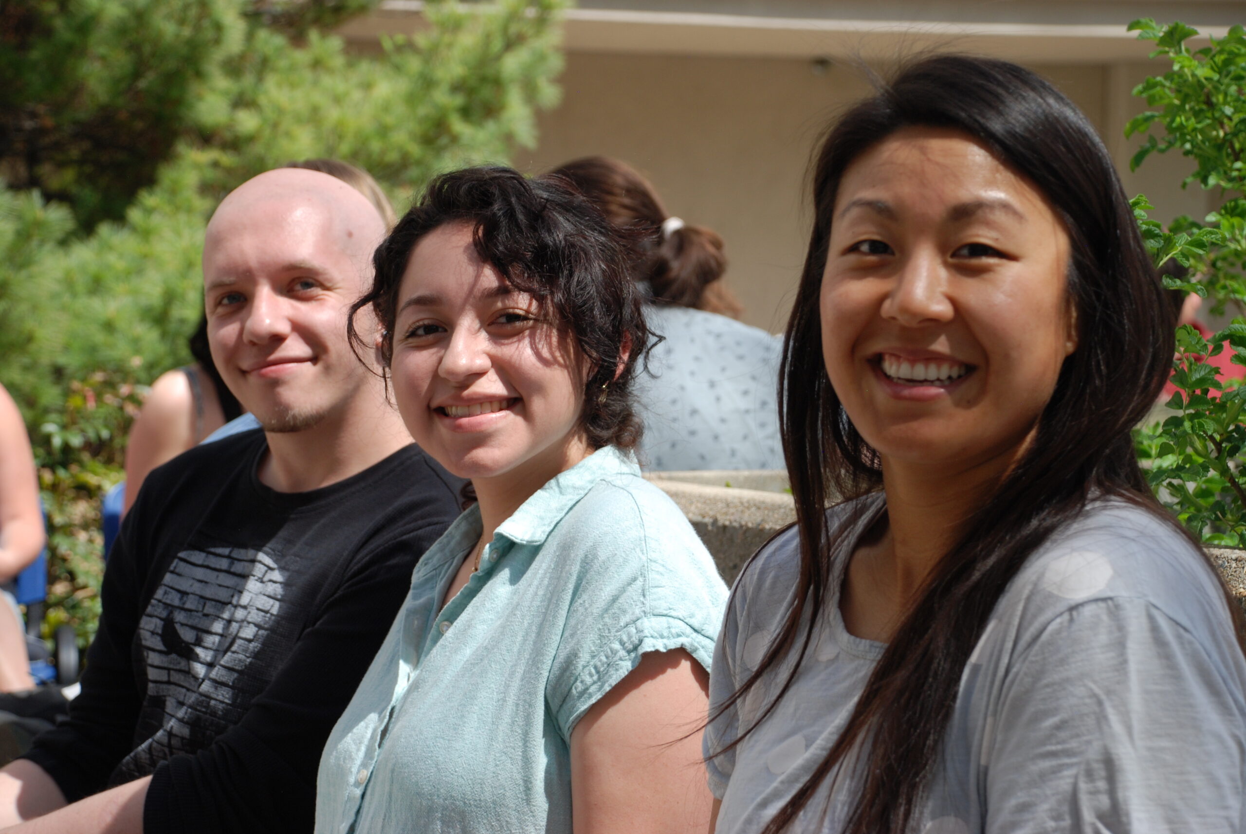 Students outside on the WSU Pullman campus.