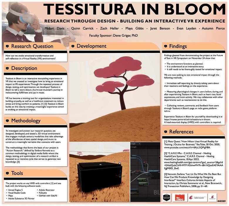 Image of Tessitura in Bloom research poster