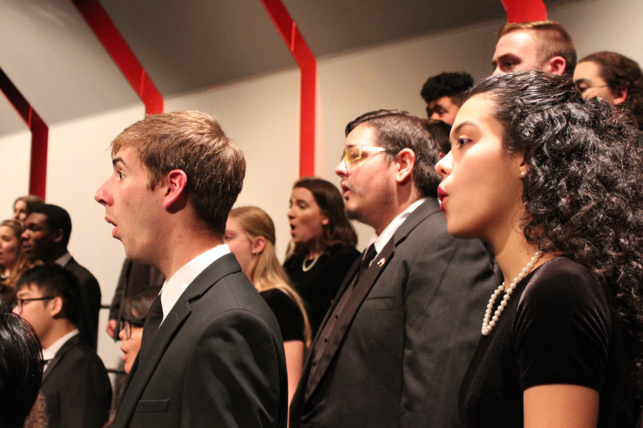 Concert Choir performance.