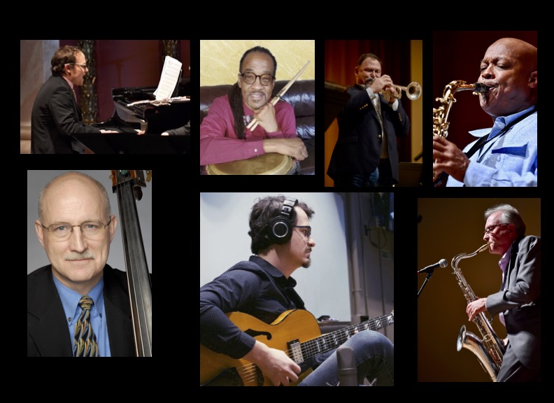 Collage of JazzNW participants.