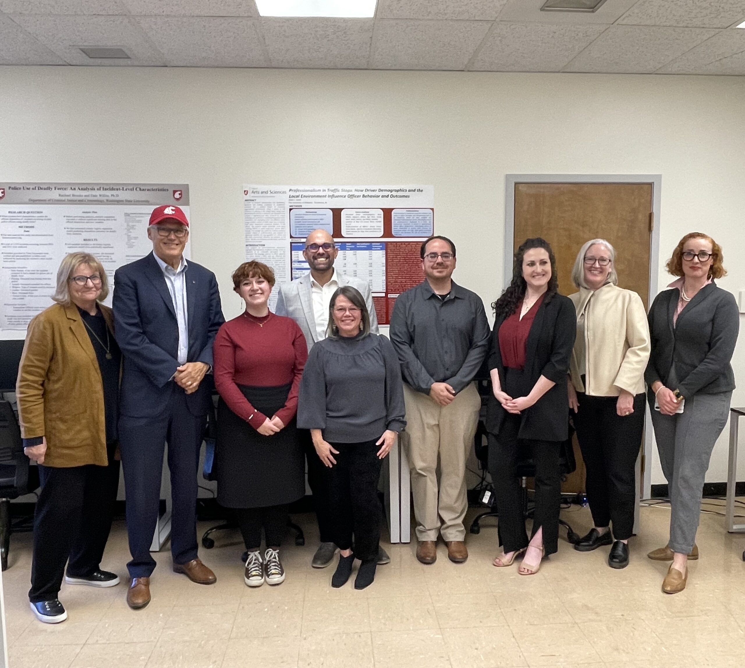 Visit from Governor Jay Inslee to the Complex Social Interactions Lab