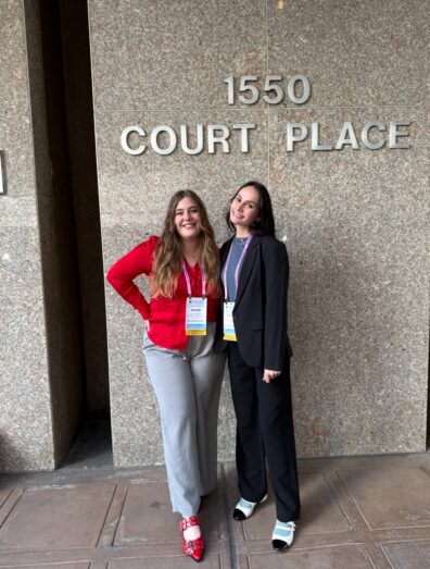 Alpha Phi Sigma students attend Academy of Criminal Justice Sciences Conference, Denver, Colorado.