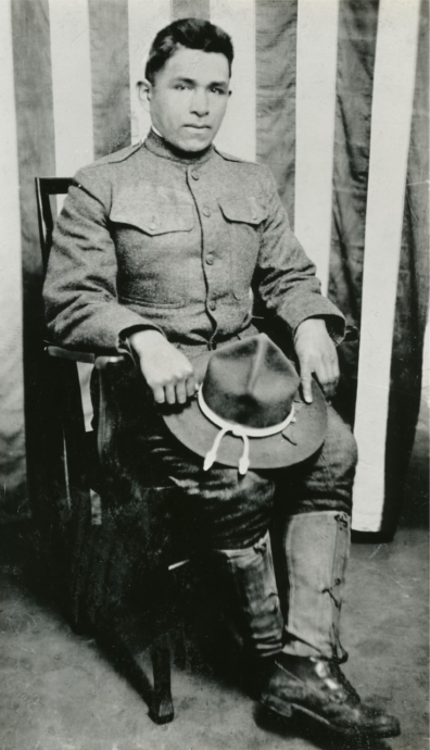 Native American military member.