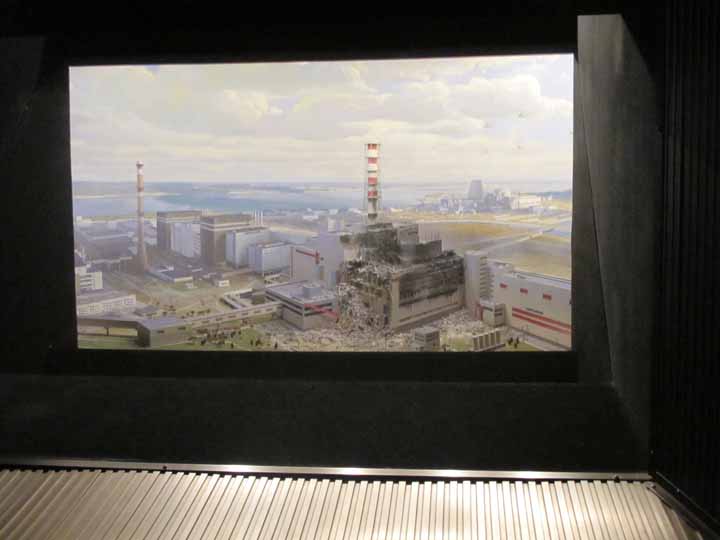 Model of the reactor from above