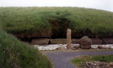 Brú na Bóinne: One of the two entrances to Knowth Mound with its guardian standing stone. Visitors are taken inside to see a replica of the chamber excavated here. From here we headed back to Dublin and managed by great good luck to get two tickets to an evening of songs associated with James Joyce performed at the Joyce Centre. We have no photographs documenting our several evenings enjoying traditional and more modern Irish music in pubs around the country, but they are an unforgettable part of our visit. We couldn't always stay awake long enough to enjoy these sessions, however. They typically begin at 9:30 PM, at the earliest. Also not documented here is the fine food we had at many restaurants. Irish cooking has moved upscale in recent years.