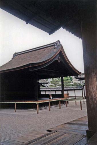 KYOTO: One of two Noh theatre stages on the grounds of the Nishi Hongan-ji in Kyoto. May 24, 1998