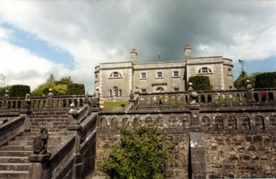 POWERSCOURT: For our last day we wanted to get out the city. We saved money, but not time, by taking a city bus south to Powerscourt Estate. It got stuck in slow-moving traffic for a long time and there was a long but not unpleasant walk on the other end of the trip. Powerscourt was originally a stately home, but shortly before it was to be opened to the public in 1974 it burned to the ground. Today the remnant houses a variety of upscale shops; but people come mainly for the sprawling, elaborate gardens.