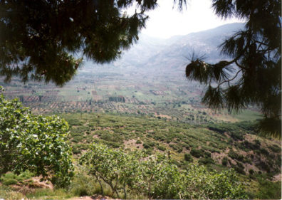 OSSIOS LOUKOS: The surrounding countryside.